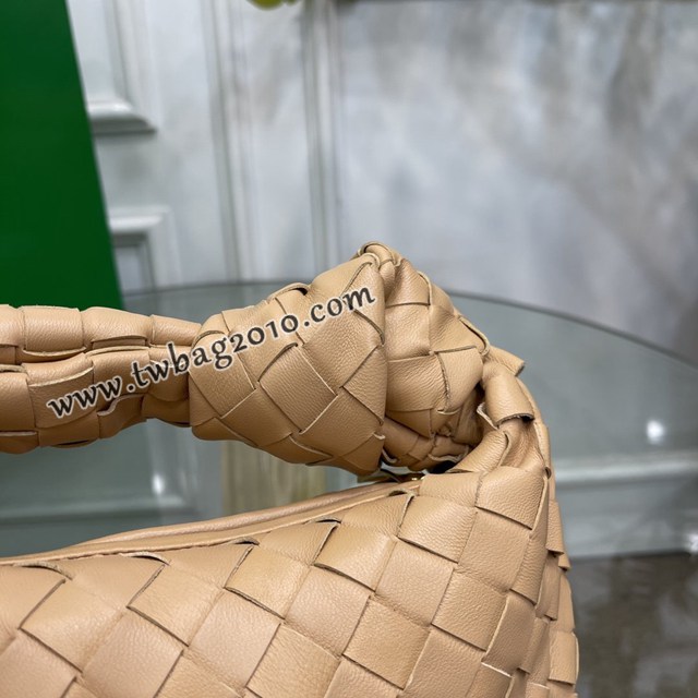 Bottega veneta高端女包 98080小號 寶緹嘉最新編織打結圓形hobo包 BVjodie新版本2代羊皮手工編織手腕包  gxz1374